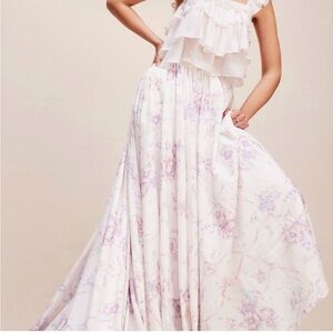 NWT Free People x Selkie The Queen of Angels Skirt.